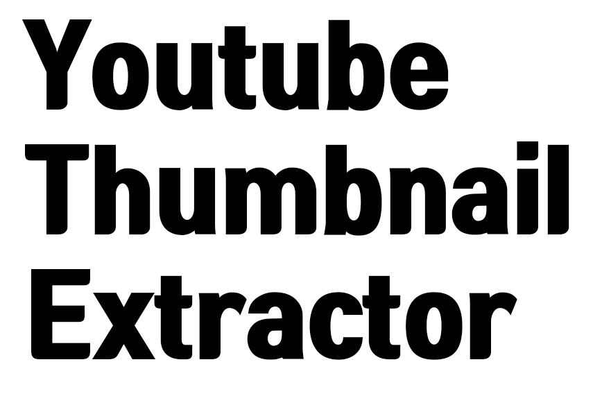Youtube Thumbnail Extractor